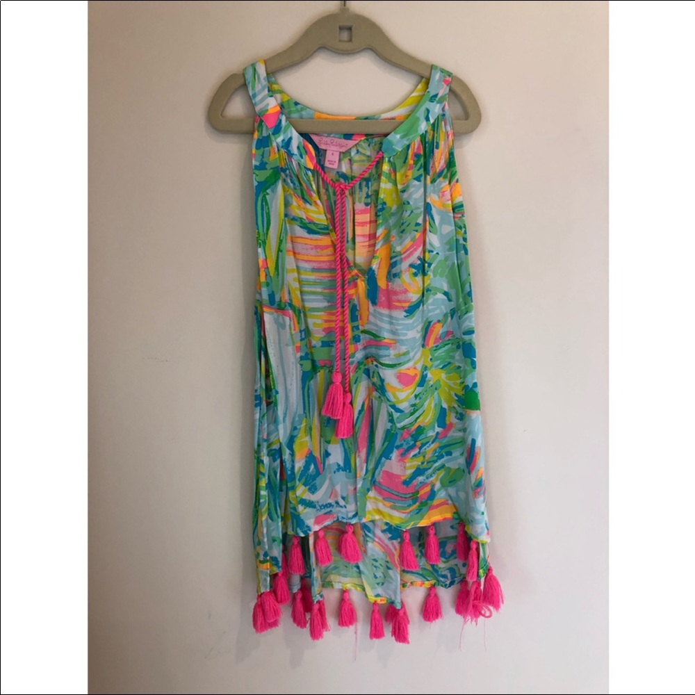 Lilly Pulitzer tank with tassels